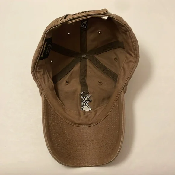Browning Baseball Hat with Black Buckmark Logo - Picture 5 of 6